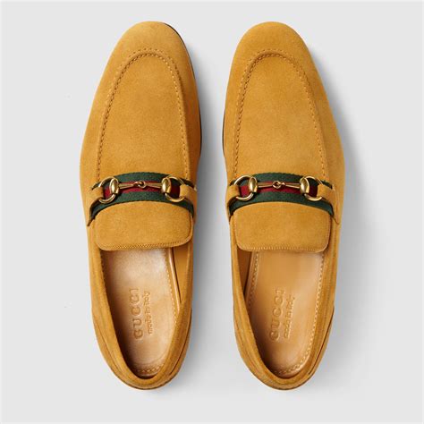 2nd hand gucci loafers horsebit|Gucci Horsebit suede web loafer.